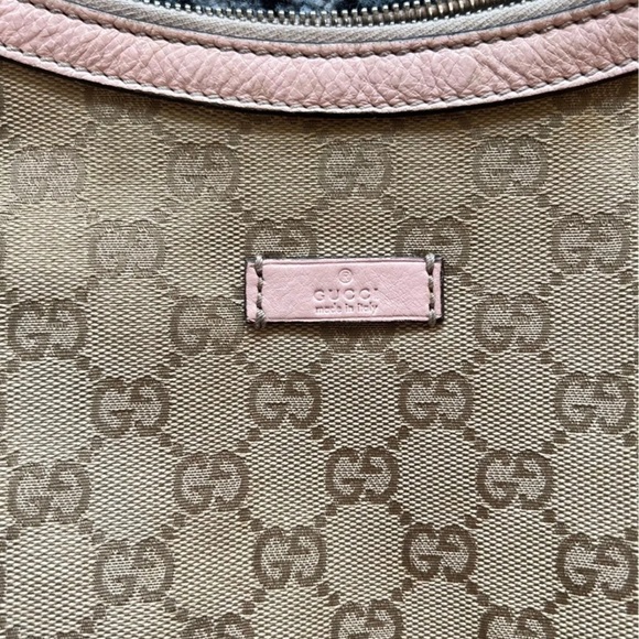 Gucci Monogram Web medium half moon hobo bag - Picture 11 of 12